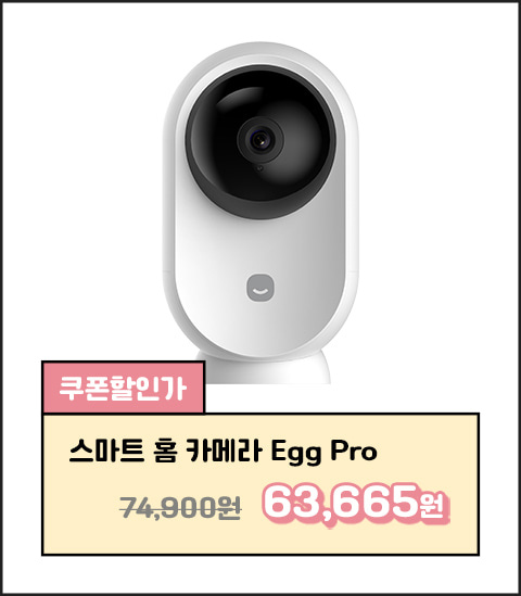 스마트 홈 카메라 Egg Pro